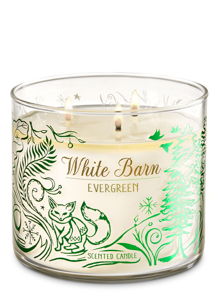 3Wick Candle Evergreen Bath & Body Works Italia