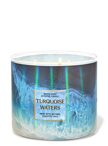 Turquoise Waters Home Fragrance/Candles/3-wick candles Bath & Body Works1
