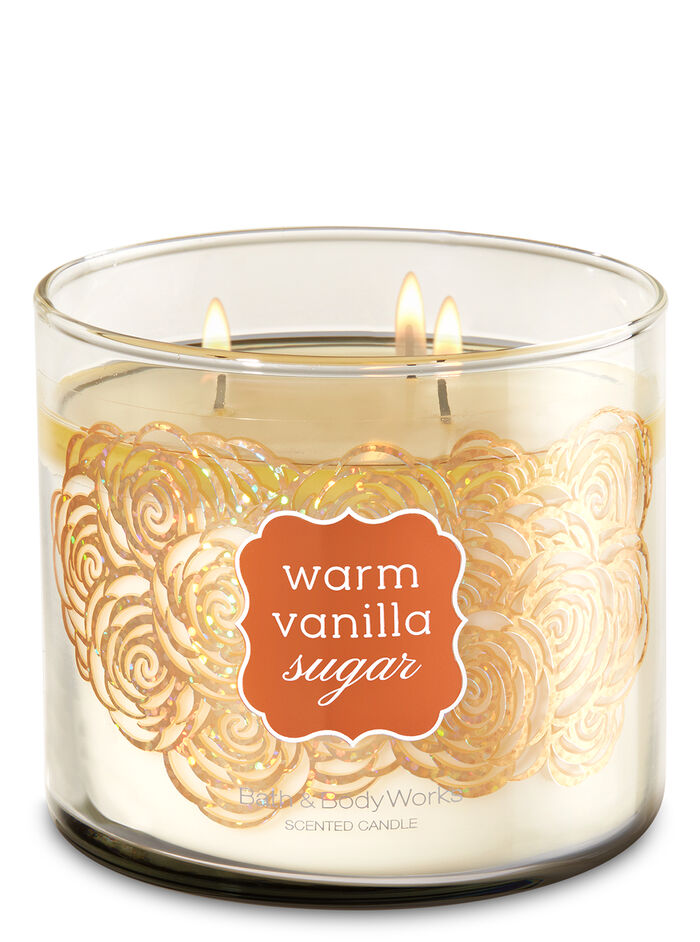 Warm Vanilla Sugar fragranza 3-Wick Candle