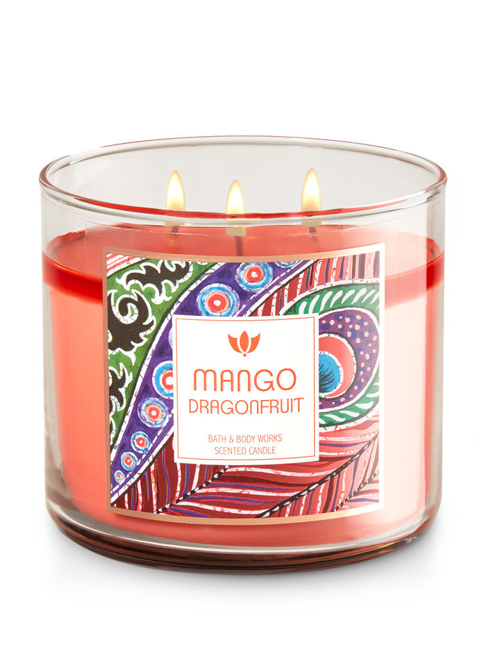 Mango Dragonfruit fragranza 3-Wick Candle