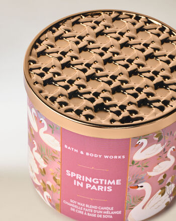 Springtime In Paris Home Fragrance/Candles/3-wick candles Bath & Body Works2