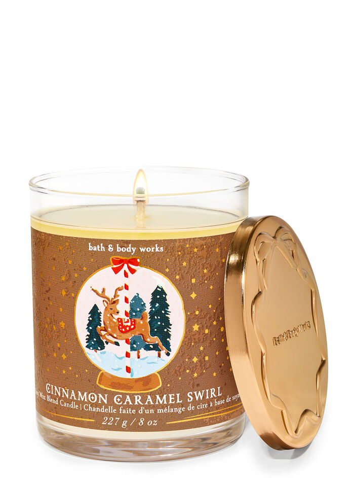 Cinnamon Caramel Swirl Home Fragrance/Candles/1-wick candles Bath & Body Works
