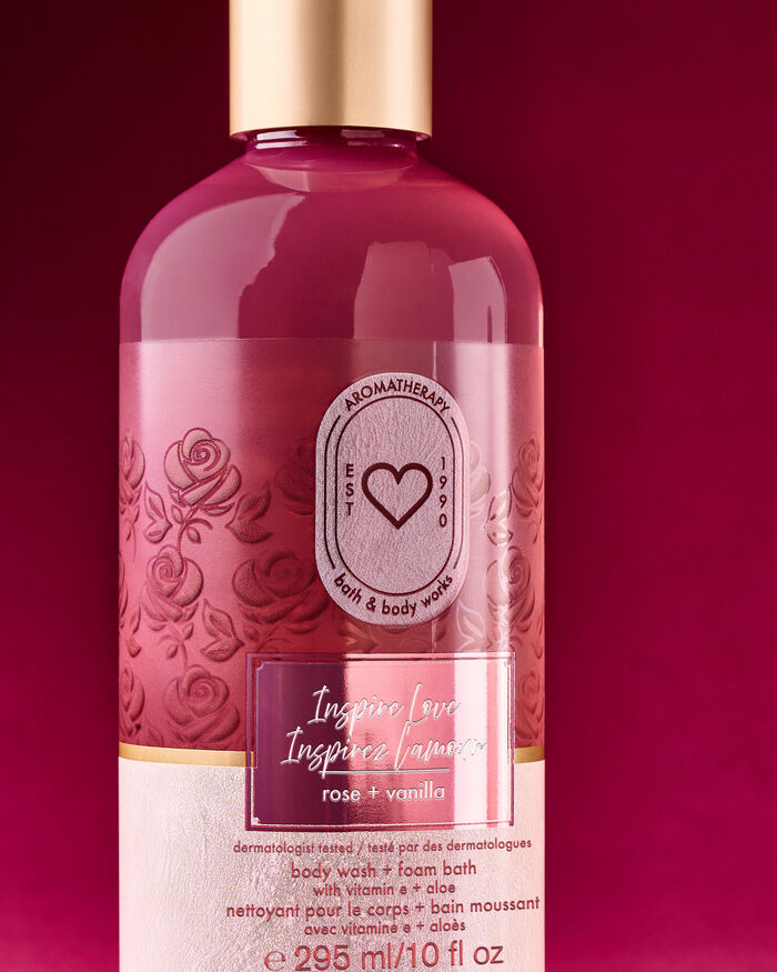 Inspire Love: Rose + Vanilla Body care/Bath & Shower/Body wash & Shower gel Bath & Body Works