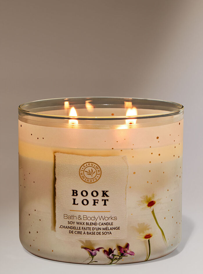 Book Loft Home Fragrance/Candles/3-wick candles Bath & Body Works