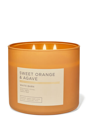 Sweet Orange &amp; Agave home fragrance featured white barn collection Bath & Body Works1