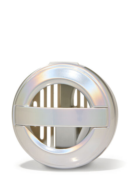 Silver Iridescent Visor & Vent Clip fragrance Car Fragrance Holder