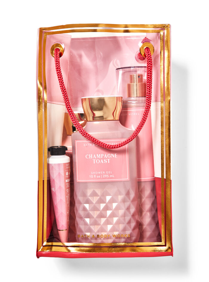 Champagne Toast fragrance Gift Bag Set