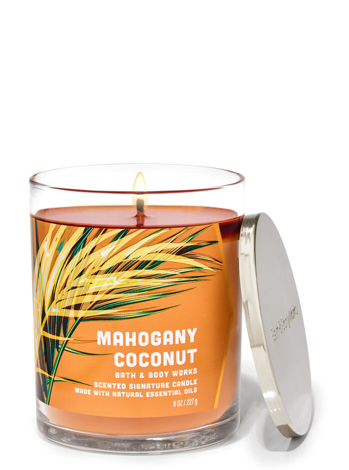 Mahogany Coconut Home Fragrance/Candles/1-wick candles Bath & Body Works