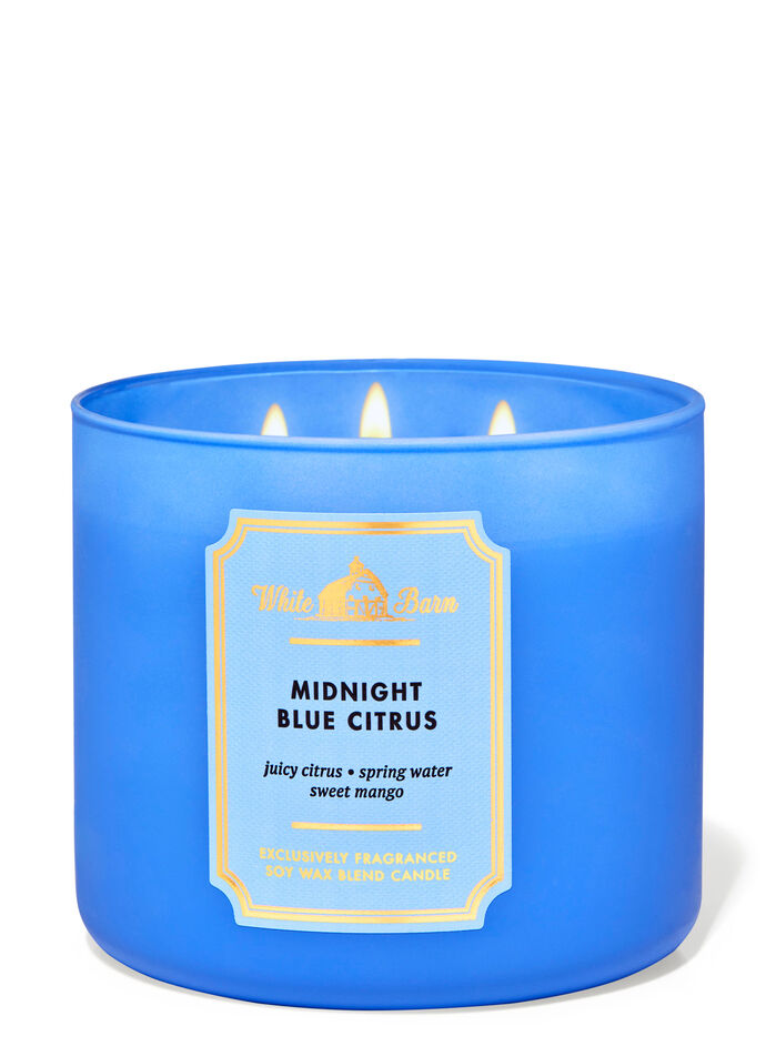 Midnight Blue Citrus Home Fragrance/Candles/3-wick candles Bath & Body Works