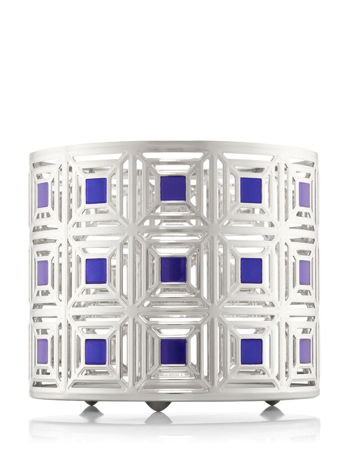 Blue Squares fragranza 3-Wick Candle Holder