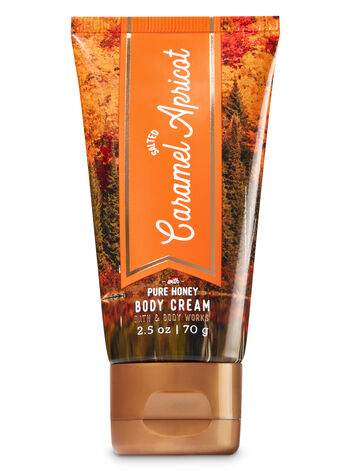 Salted Caramel Apricot fragranza Travel Size Body Cream