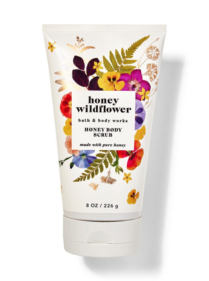 Honey Wildflower prodotti per il corpo bagno e doccia scrub esfoliante Bath & Body Works