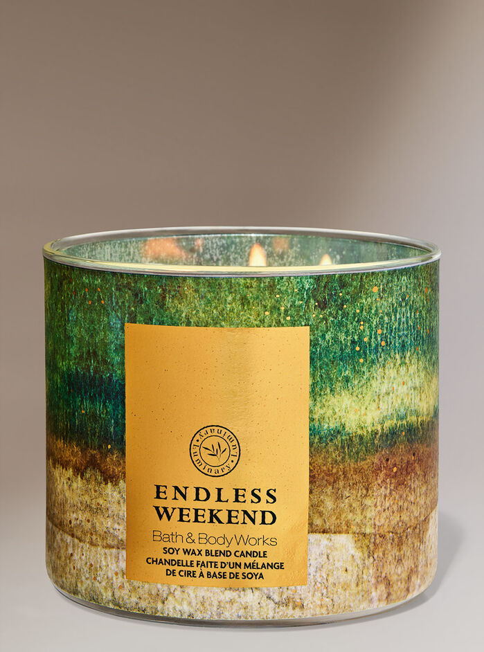 Endless Weekend Home Fragrance/Candles/3-wick candles Bath & Body Works