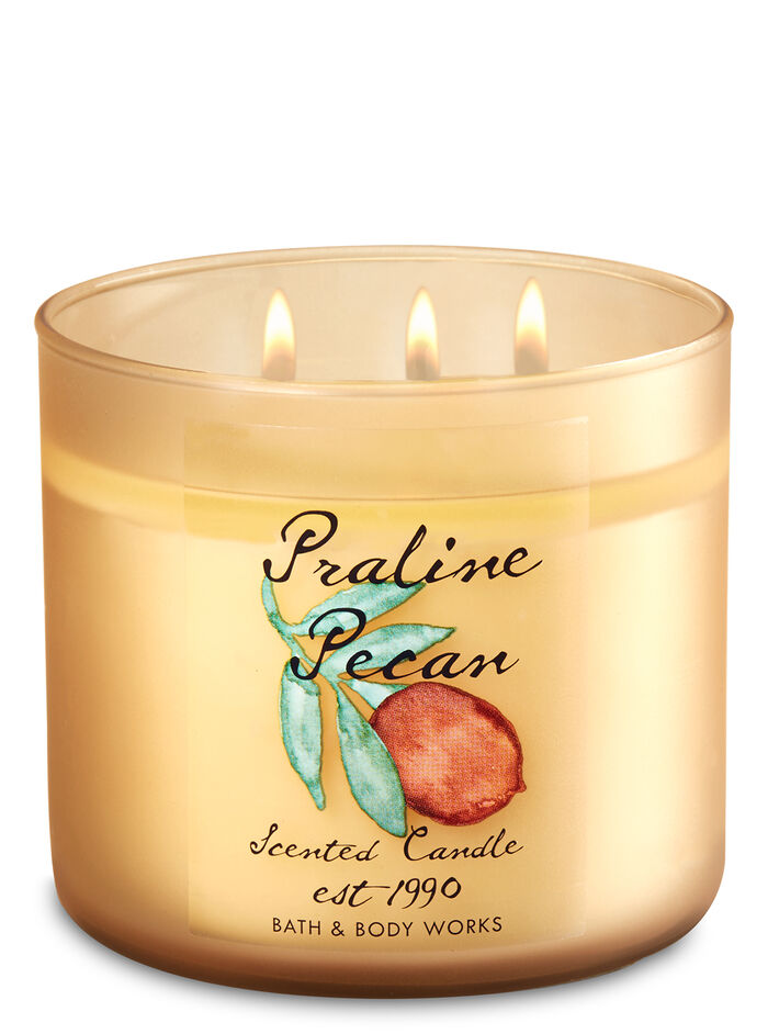 Praline Pecan fragranza 3-Wick Candle