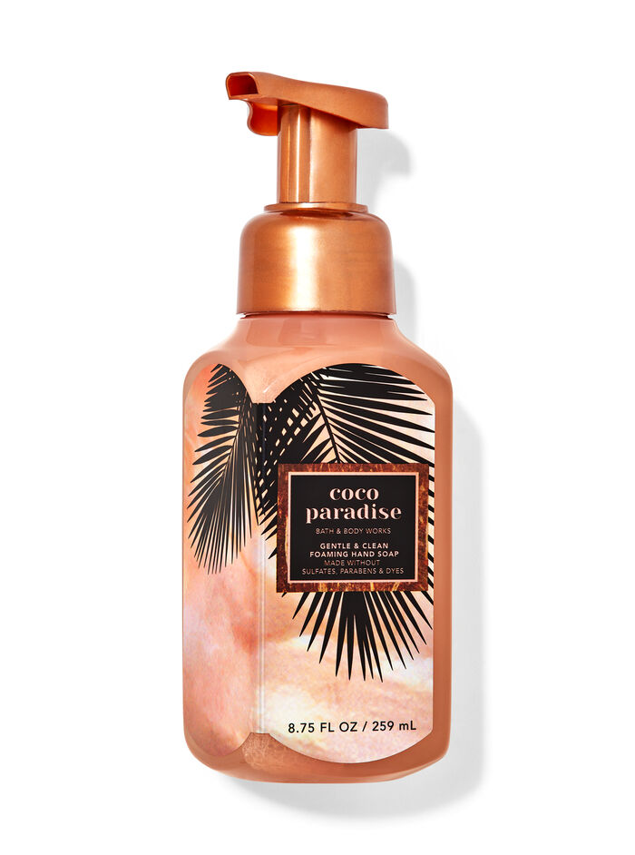 Coco Paradise fragranza Sapone detergente delicato in schiuma mani