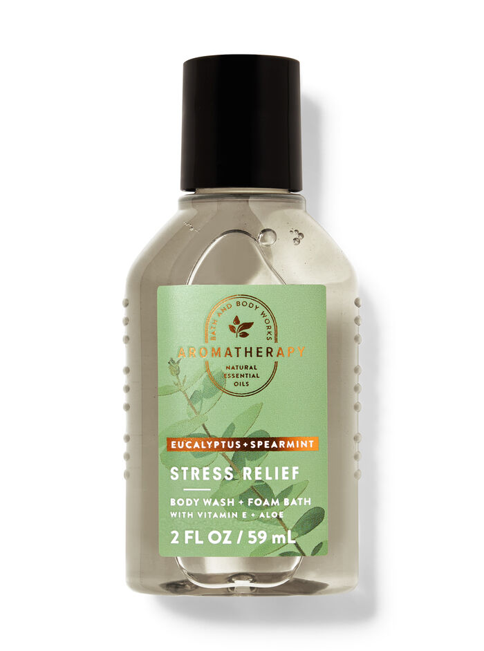 Eucalyptus Spearmint fragrance Travel Size Body Wash and Foam Bath