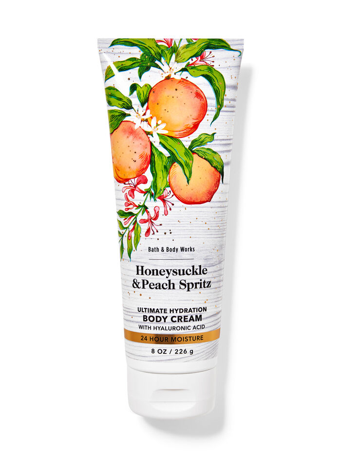 Ultimate Hydration Body Cream Honeysuckle & Peach Spritz Bath & Body