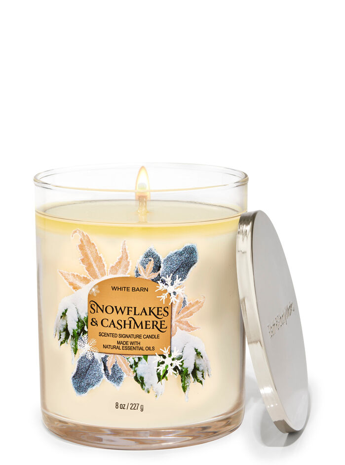 Snowflakes & Cashmere Home Fragrance/Featured/White Barn collection Bath & Body Works
