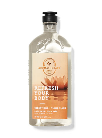 Cedarwood Ylang Ylang fragrance Body Wash and Foam Bath
