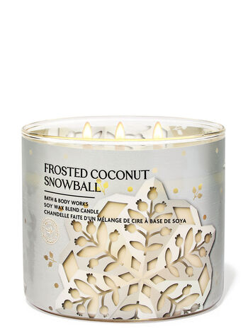 Frosted Coconut Snowball Home Fragrance/Candles/3-wick candles Bath & Body Works2
