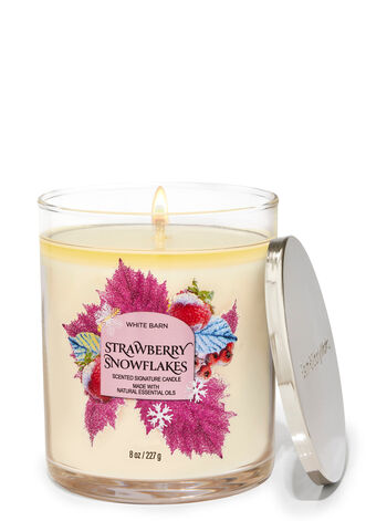 Strawberry Snowflakes Home Fragrance/Featured/White Barn collection Bath & Body Works1