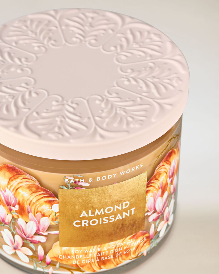 Almond Croissant CANDELE/Tutte le Candele/Candela a Tre Stoppini Bath & Body Works