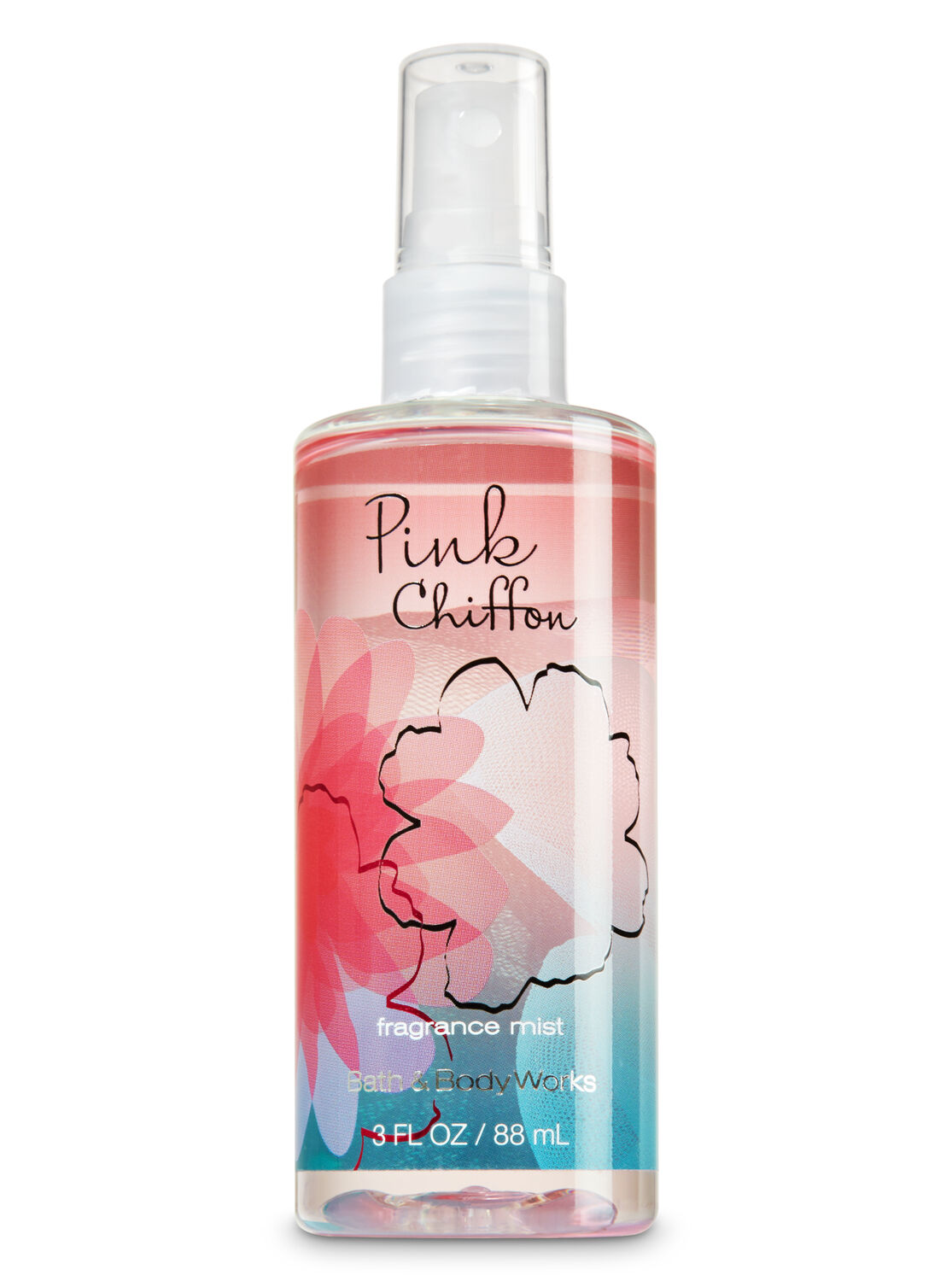 Pink chiffon bath outlet and body works