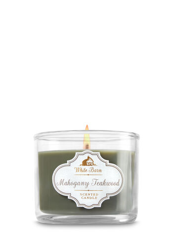 Mahogany Teakwood fragranza Mini Candle