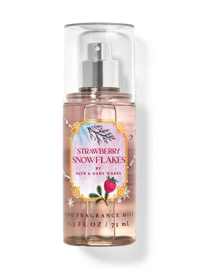 Strawberry Snowflakes Body care/Featuring/Travel size Bath & Body Works