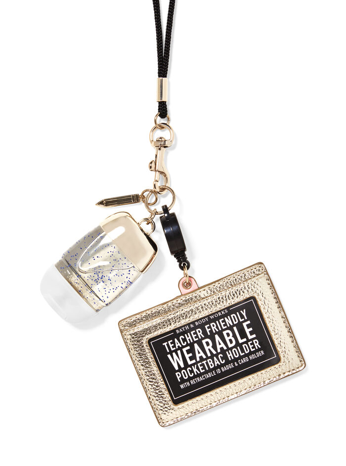 Porta tessere indossabile dorato Hand Soaps & Sanitizers/Hand sanitizers/Hand sanitizer holders Bath & Body Works