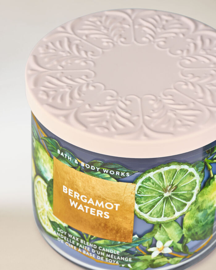 Bergamot Waters Home Fragrance/Candles/3-wick candles Bath & Body Works