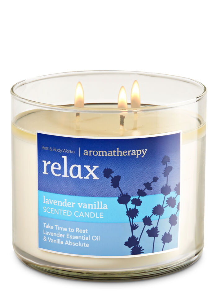 Lavender Vanilla fragranza 3-Wick Candles