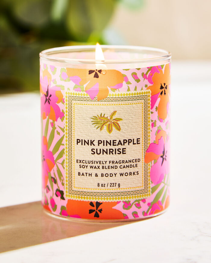 Pink Pineapple Sunrise Home Fragrance/Featured/White Barn collection Bath & Body Works