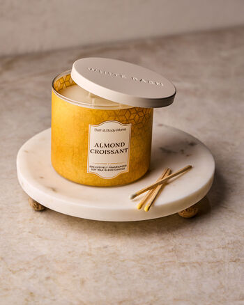 Almond Croissant CANDELE/Tutte le Candele/Candela a Tre Stoppini Bath & Body Works3