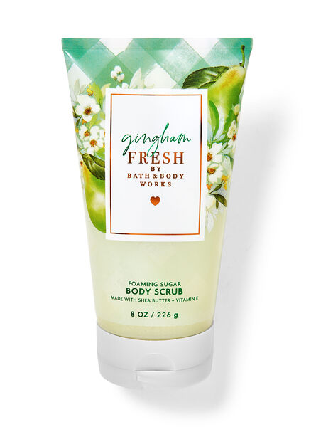 Gingham Fresh body care bath & shower body scrub Bath & Body Works