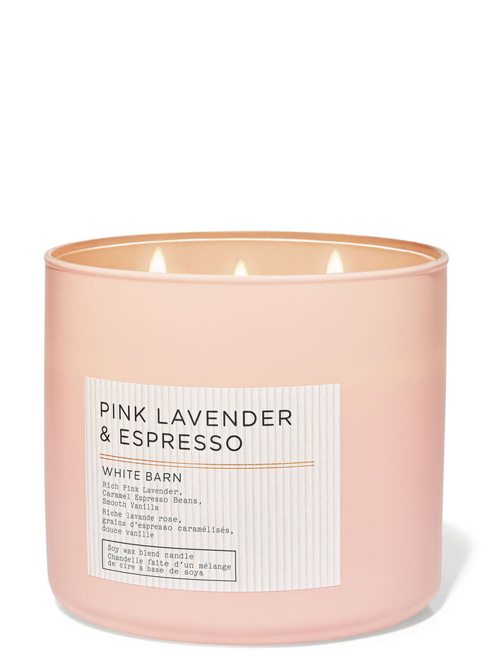 Pink Lavender & Espresso Home Fragrance/Candles/3-wick candles Bath & Body Works