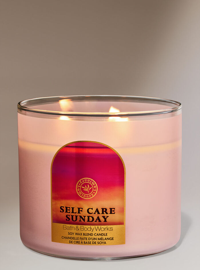 Self Care Sunday Home Fragrance/Candles/3-wick candles Bath & Body Works
