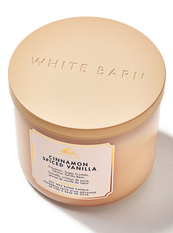 Cinnamon Spiced Vanilla Home Fragrance/Featured/White Barn collection Bath & Body Works2