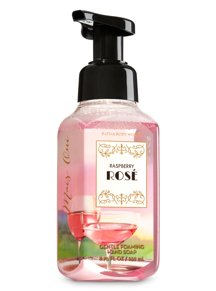 Raspberry Ros&eacute; hand soaps & sanitizers featured hand care Bath & Body Works