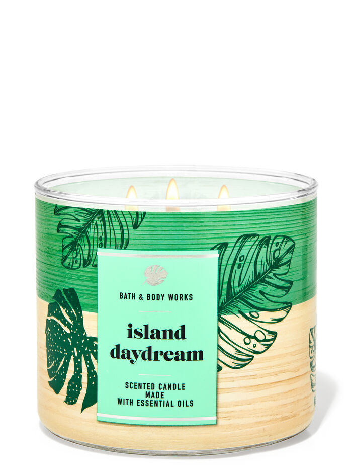 Island Daydream fragranza Candela a 3 stoppini