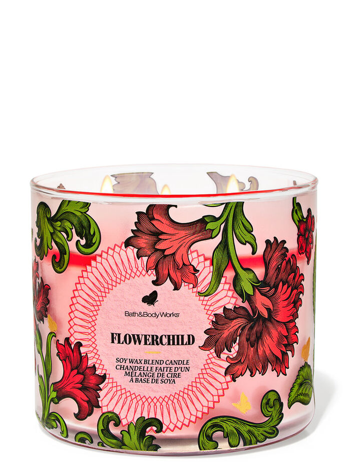 Flowerchild Home Fragrance/Candles/3-wick candles Bath & Body Works