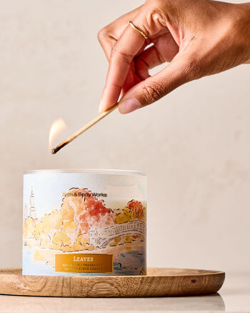 Leaves CANDELE/Tutte le Candele/Candela a Tre Stoppini Bath & Body Works3