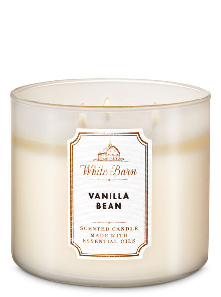 Vanilla Bean fragranza Candela a 3 stoppini