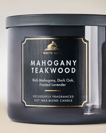 Mahogany Teakwood Home Fragrance/Candles/3-wick candles Bath & Body Works2