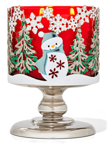 Piedistallo con paesaggio invernale Fuori Catalogo Bath & Body Works1
