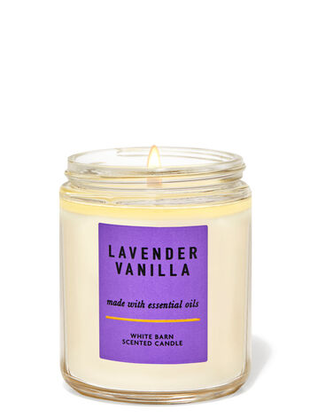 Lavender Vanilla fragranza Candela a 1 stoppino