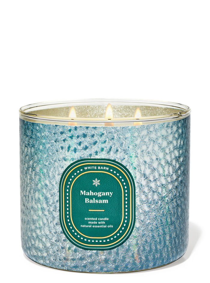 Mahogany Balsam Home Fragrance/Candles/3-wick candles Bath & Body Works