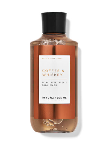Coffee & Whiskey fragrance 3-in-1 Hair, Face &amp; Body Wash