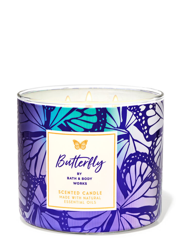 Butterfly Home Fragrance/Candles/3-wick candles Bath & Body Works