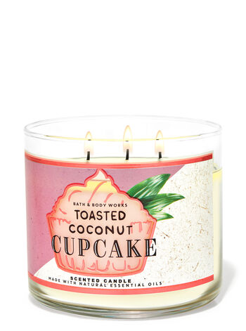Toasted Coconut Cupcake Home Fragrance/Candles/3-wick candles Bath & Body Works1